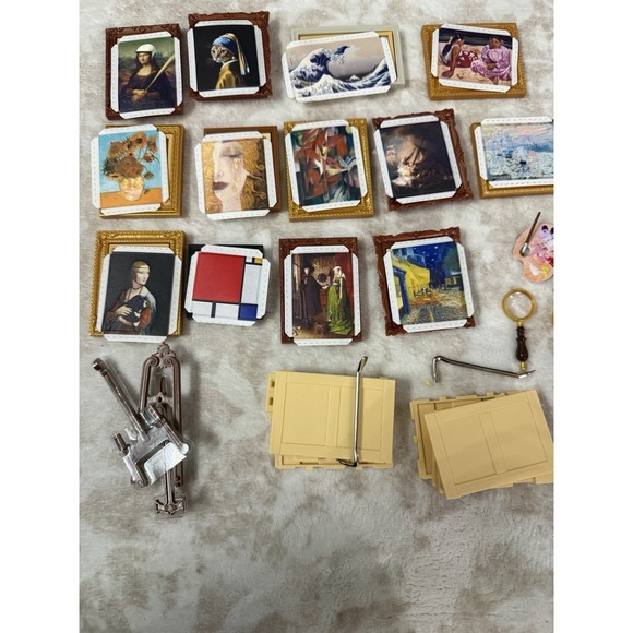 NEW Zuru Mini Brands Create Masterpieces LOT - Mona Lisa And More - Picture 4 of 5